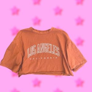 SHEIN LOS ANGELES california crop top